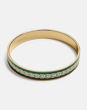 enamelled signature bangle