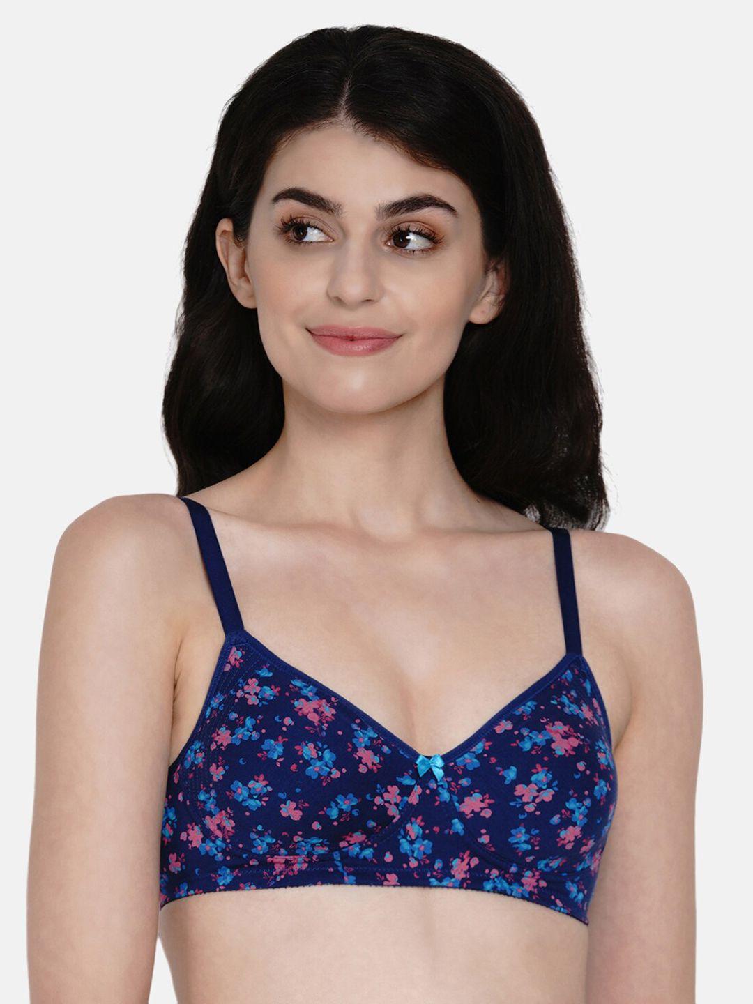 enamor-blue-non-wired-non-padded-high-coverage-everyday-bra-a074