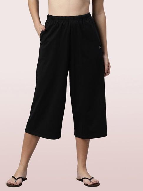 enamor black lounge pants