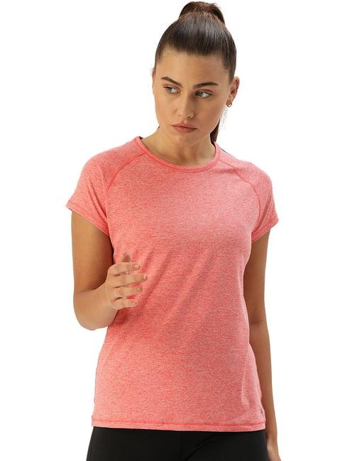 enamor coral round neck t-shirt