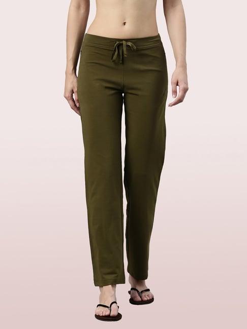 enamor green lounge pants