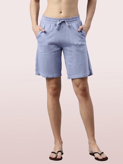 enamor light blue shorts