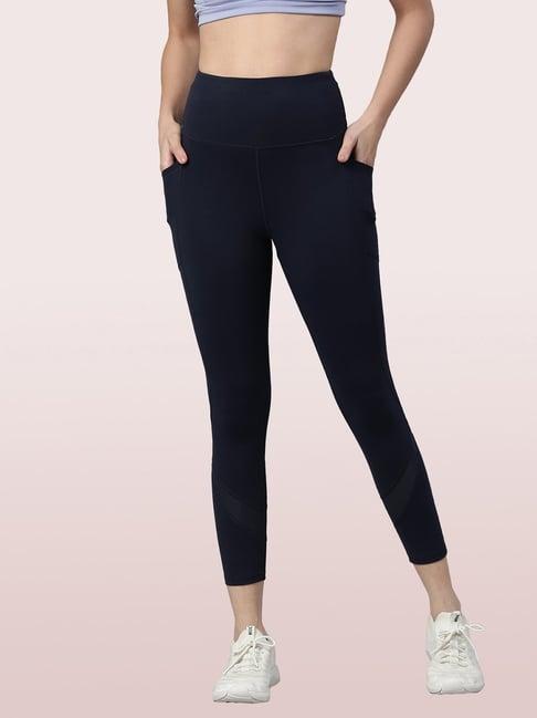 enamor navy super skinny fit tights