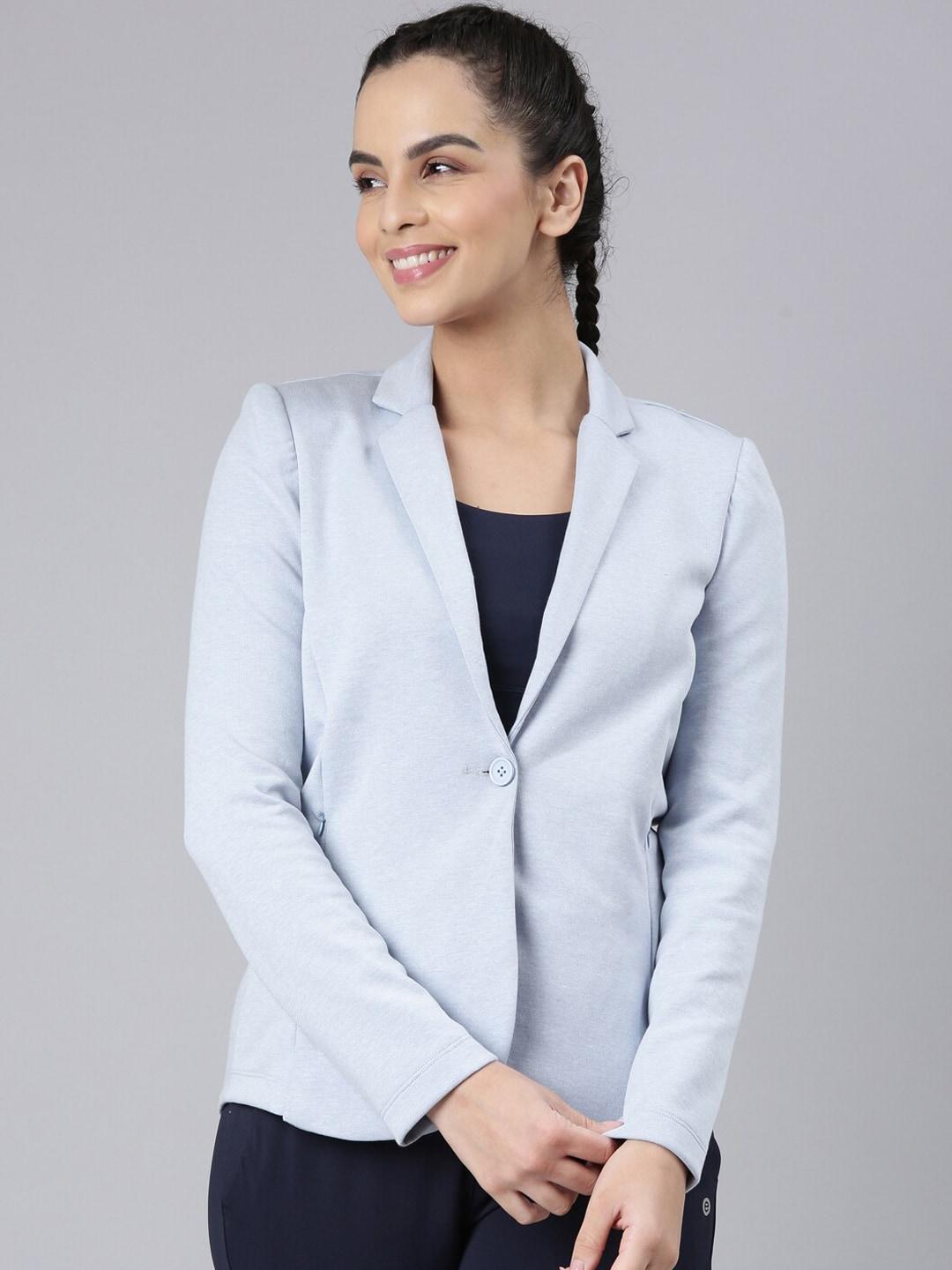 enamor notched lapel single breasted blazers