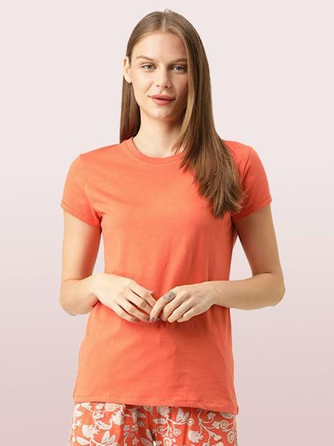 enamor orange t-shirt