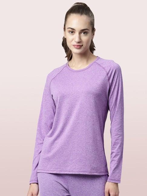 enamor orchid glaze textured t-shirt