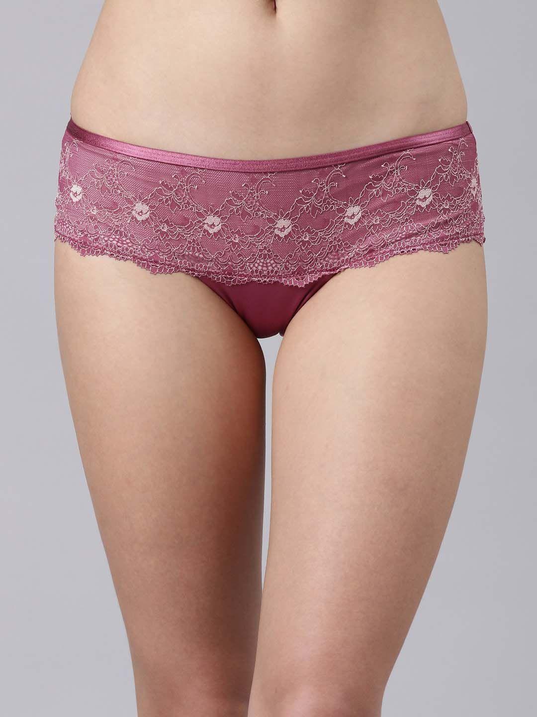 enamor self design low-rise anti microbial hipster briefs