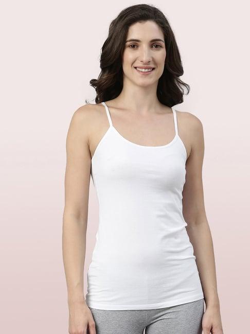 enamor white non-padded camisole