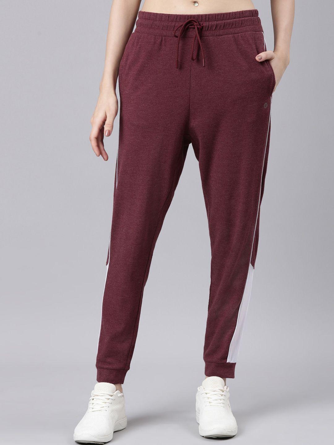 enamor women cotton relaxed-fit joggers