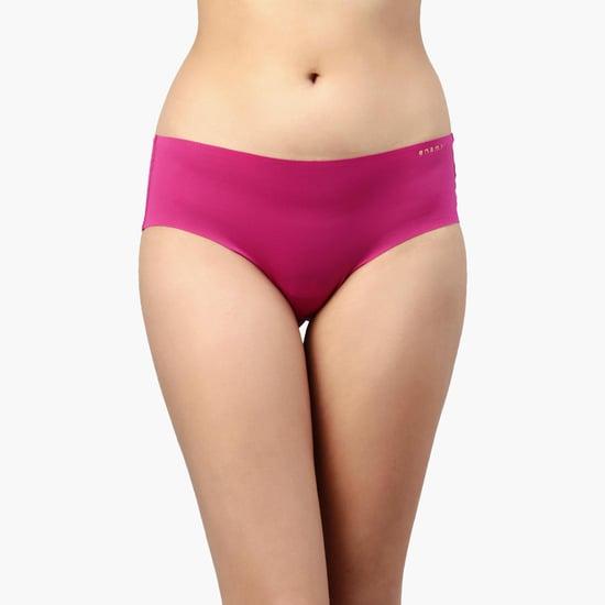 enamor women solid seamless hipster