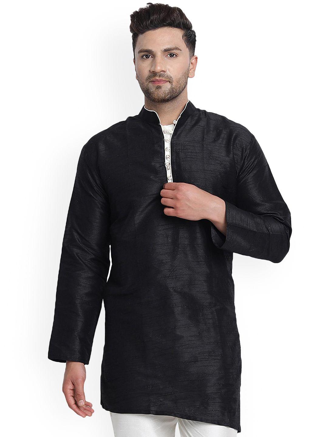 enciger mandarin collar asymmetric kurta