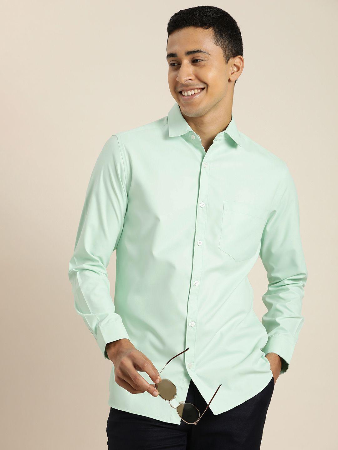 encore by invictus men solid casual shirt