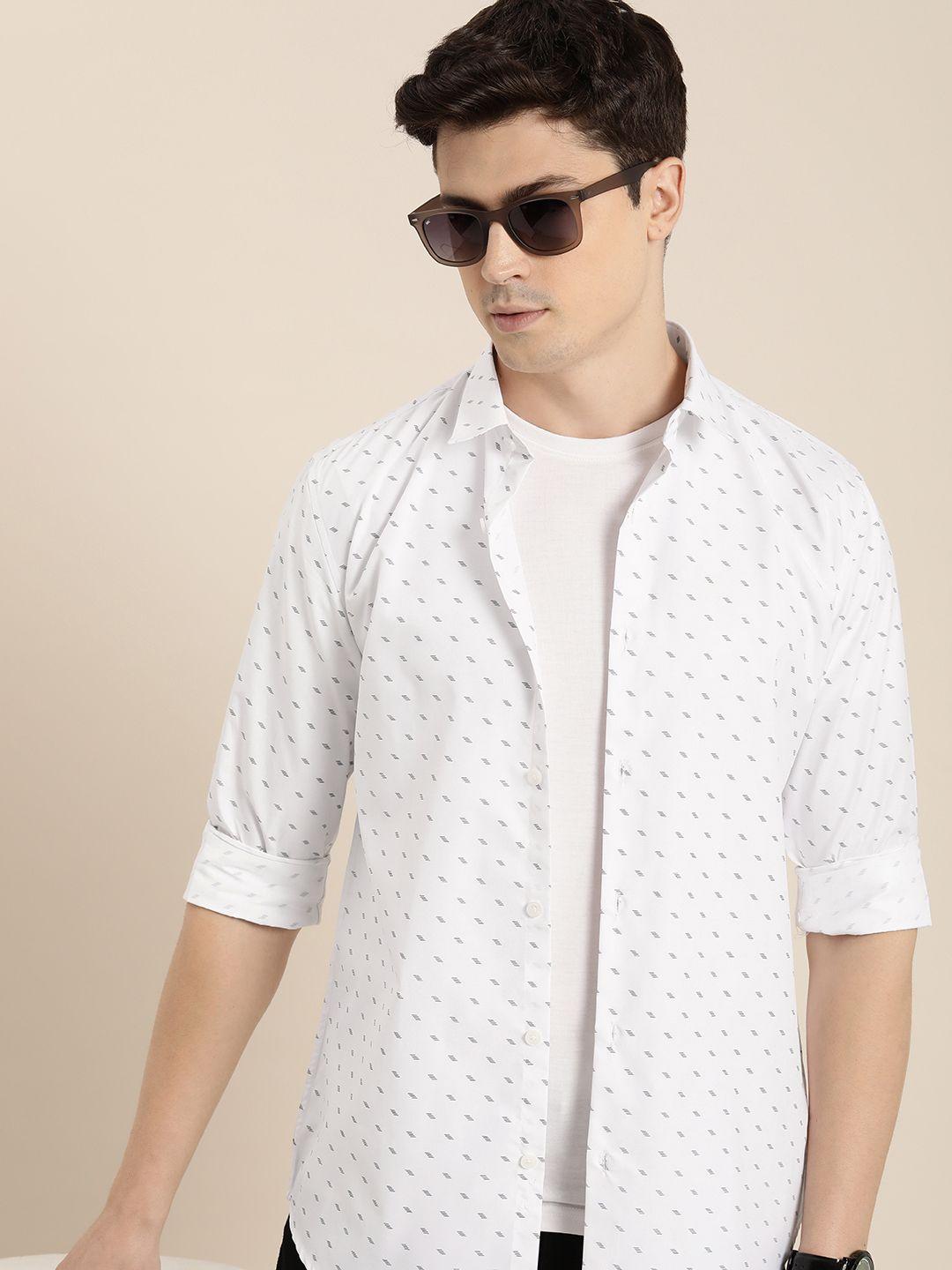 encore by invictus printed casual shirt
