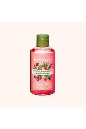 energizing bath & shower gel raspberry peppermint