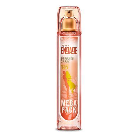 engage perfume spray w5 for women, floral and fruity, skin friendly, 160 ml