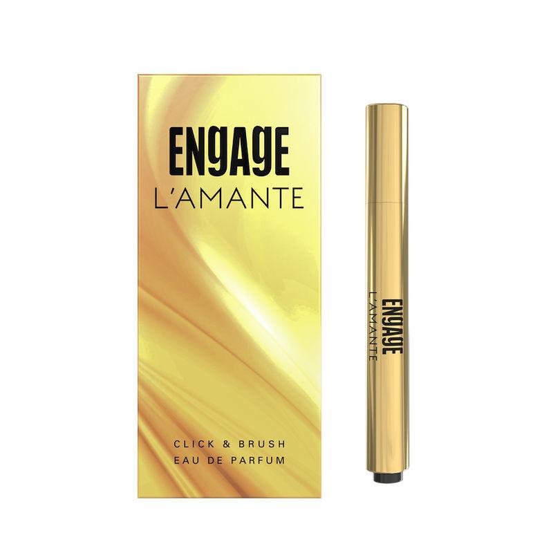 engage l'amante click & brush perfume pen for women, eau de parfum, skin friendly