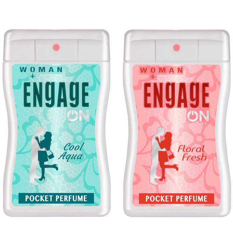 engage on woman pocket perfume