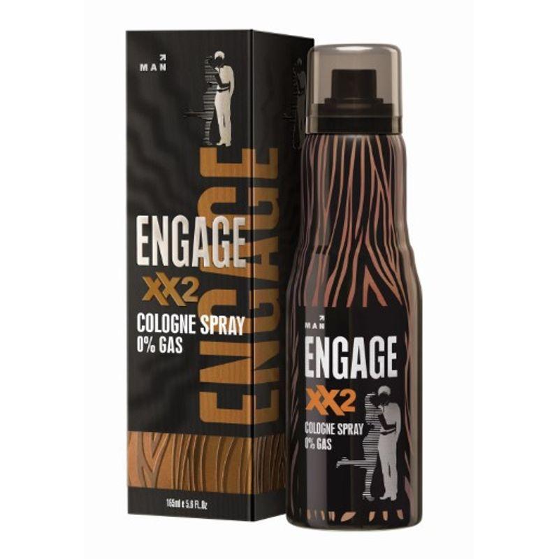 engage xx2 cologne spray - no gas perfume for men, spicy and citrus , skin friendly