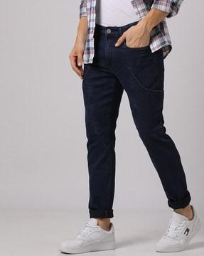 engineered slim fit jeans