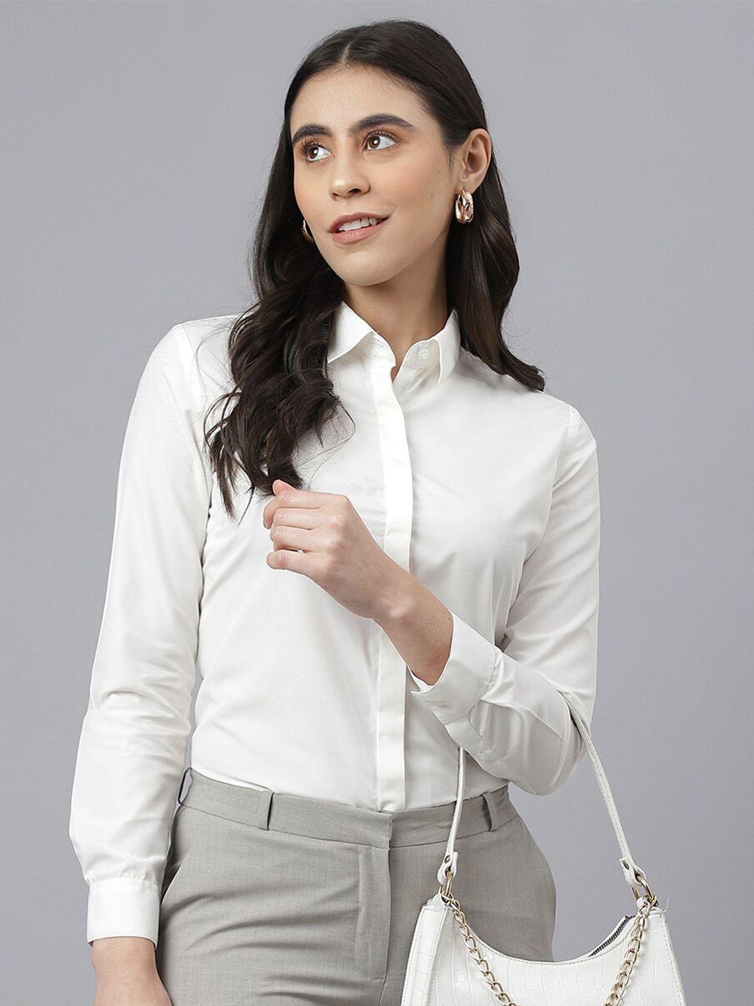 english navy women formal shirt