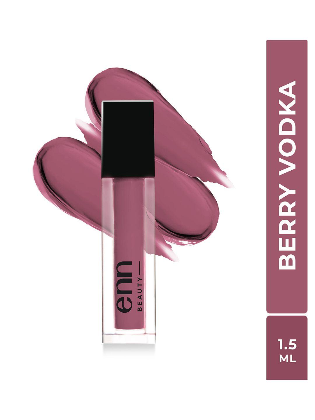enn beauty matte liquid lipstick - berry vodka