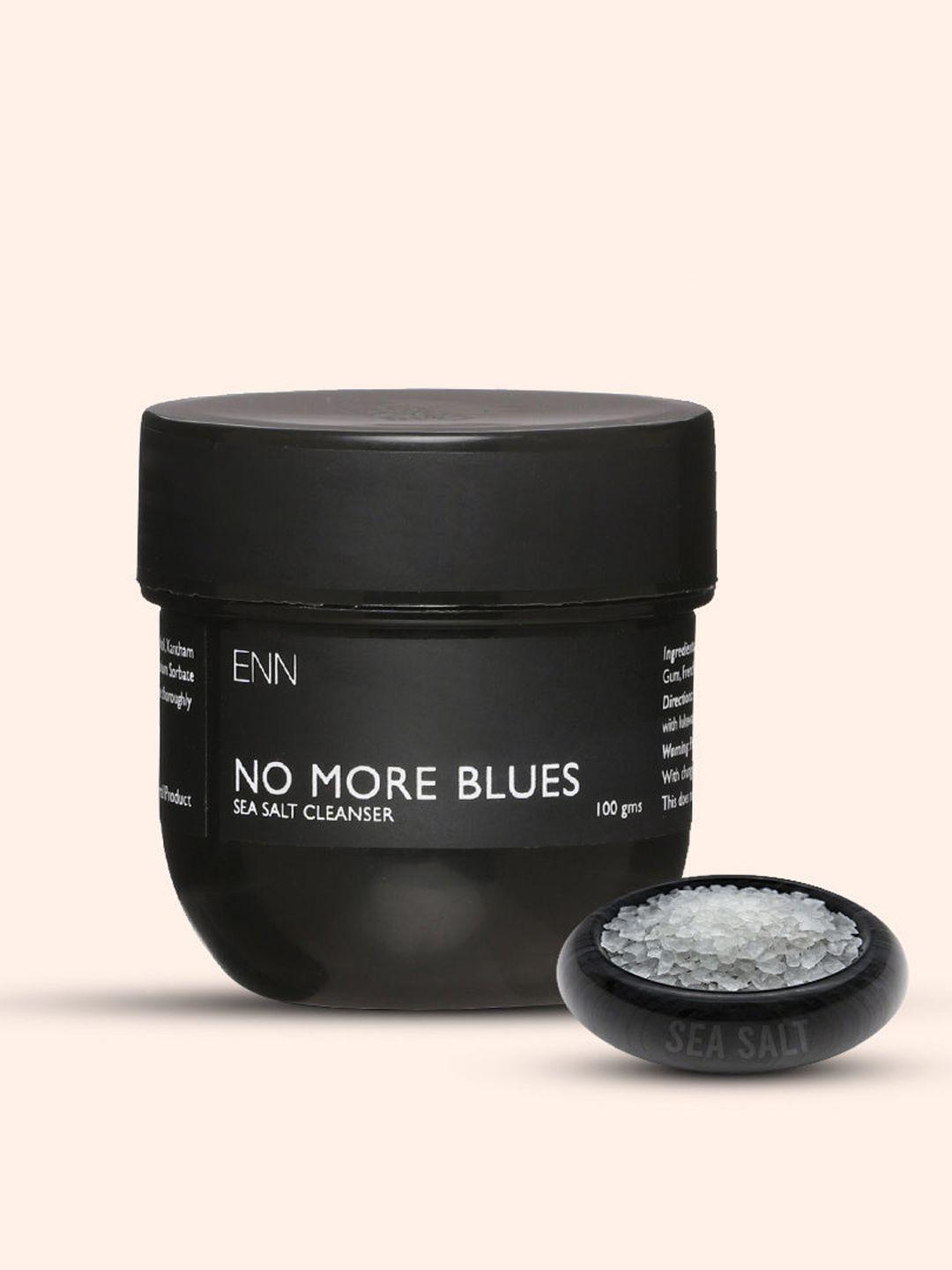 enn no more blues oil-control sea salt face cleanser with seaweed extract - 100 g