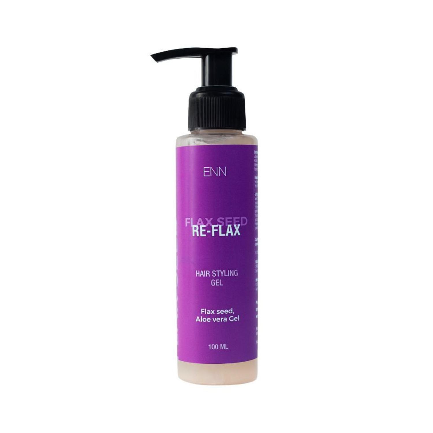 enn reflax flaxseed hair styling gel (100ml)