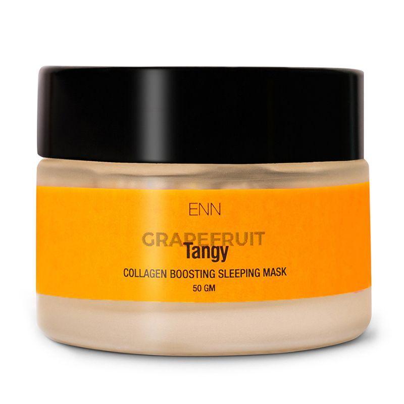 enn tangy vitamin c collagen boosting sleeping face mask for dark spots, wrinkles