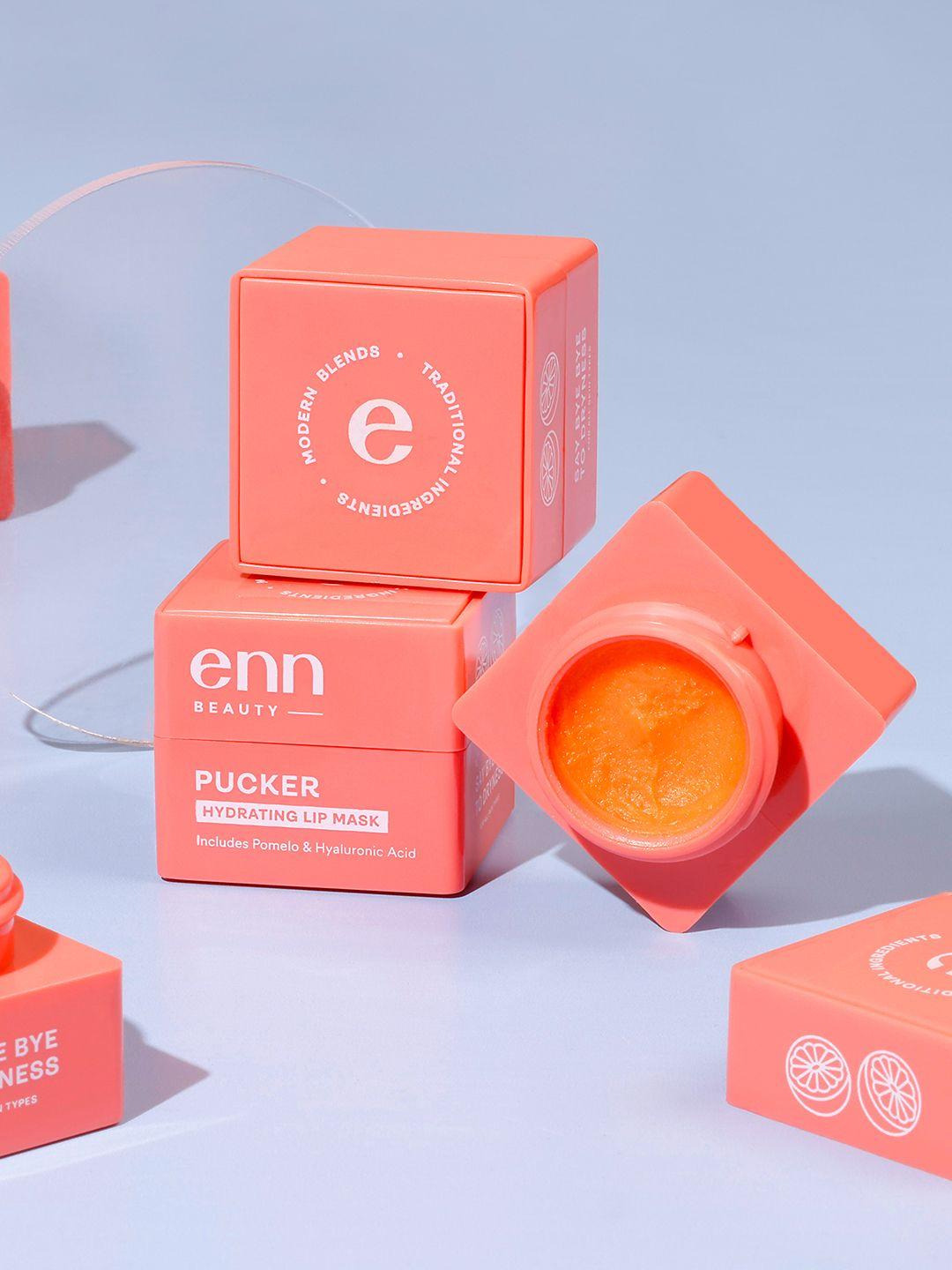 enn pucker hydrating lip mask with hyaluronic acid 6 g - pomelo