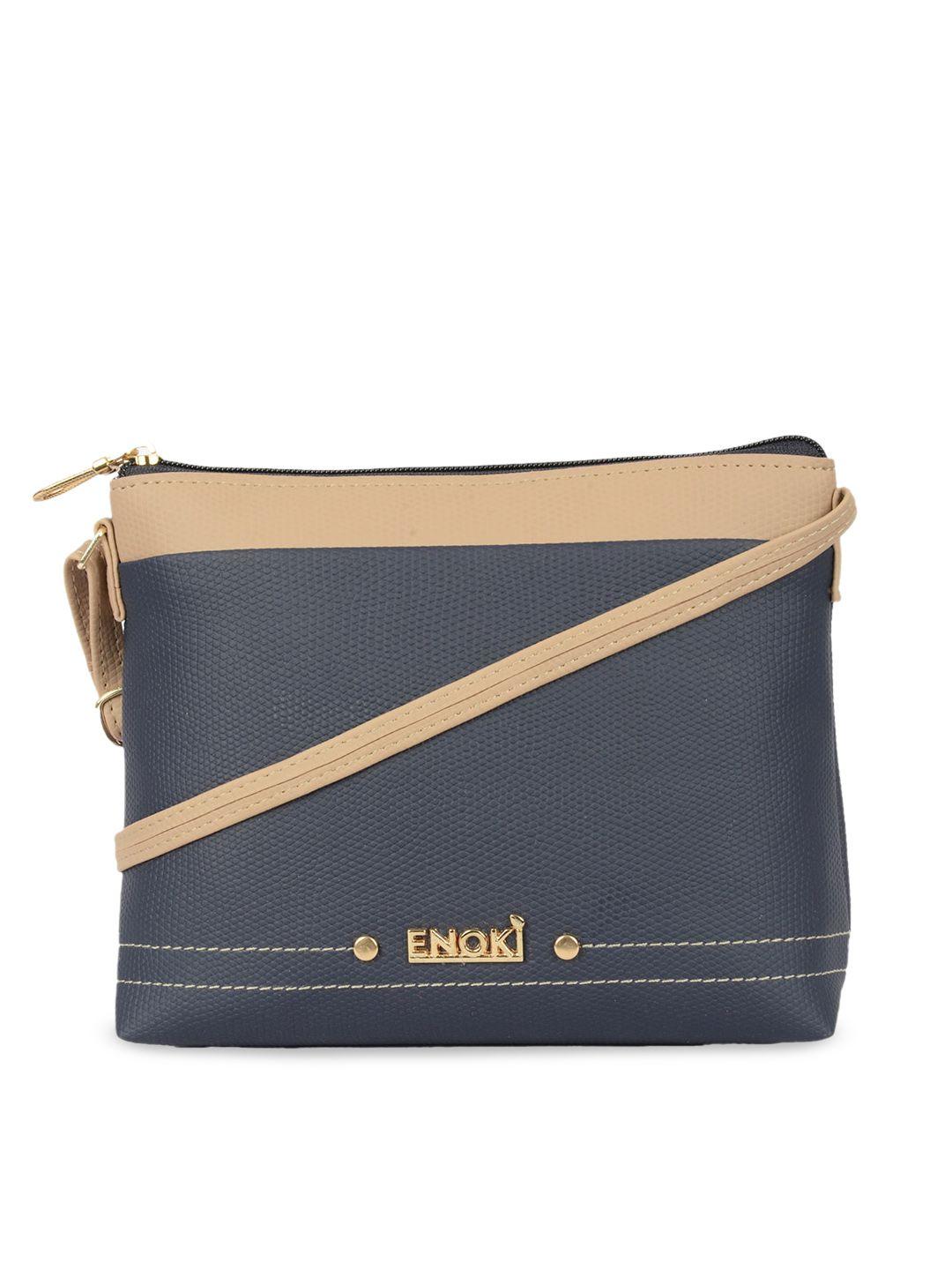 enoki textured structured sling bag