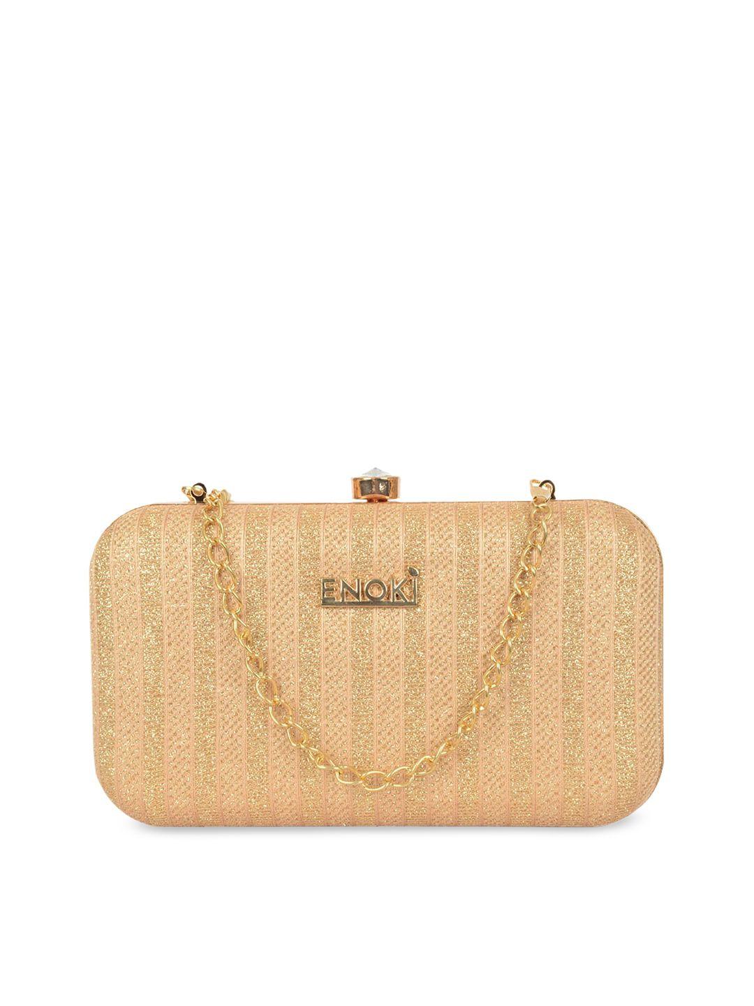 enoki women embellished clutch box