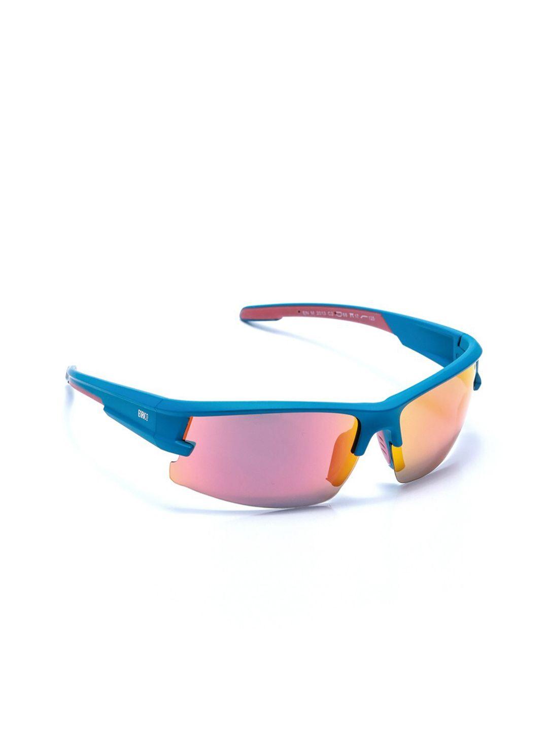 enrico adult orange lens & blue sports sunglasses with uv protected lens en m 2013 c2