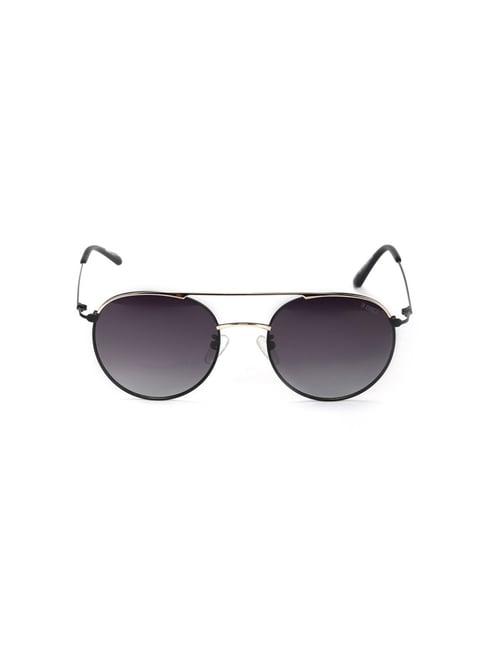 enrico eyewear black round sunglasses for men