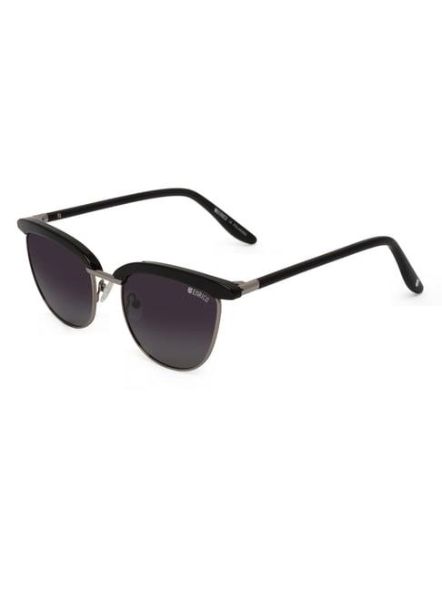 enrico eyewear black round sunglasses for women