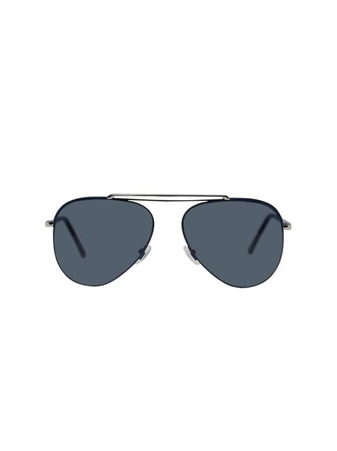 enrico eyewear blue aviator unisex sunglasses