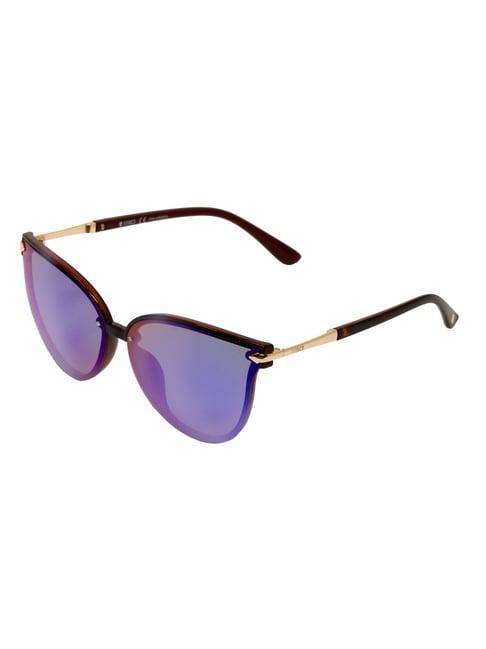 enrico eyewear blue cat eye sunglasses for women