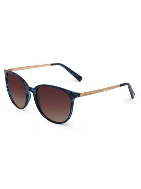 enrico eyewear brown cat eye sunglasses for women