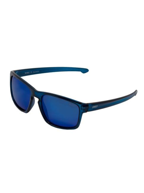 enrico eyewear brown rectangular sunglasses for men