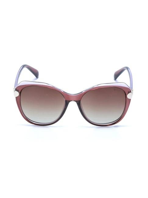 enrico eyewear grey rectangular sunglasses for women