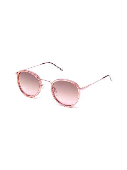 enrico eyewear grey round unisex sunglasses