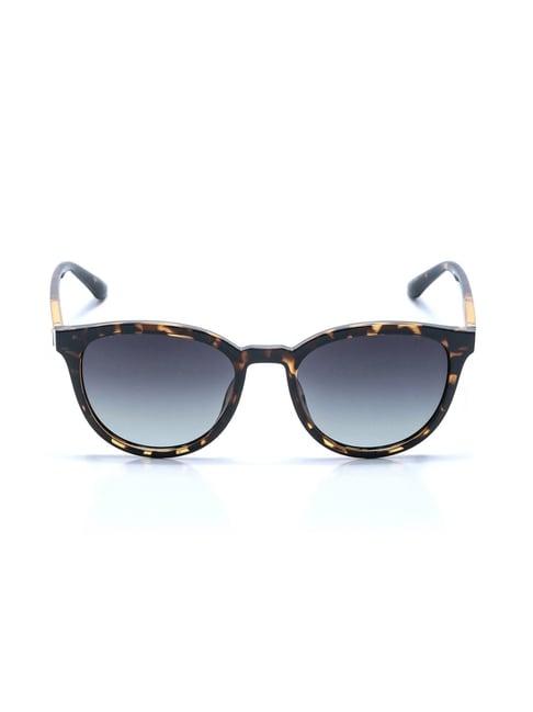 enrico eyewear maroon round unisex sunglasses