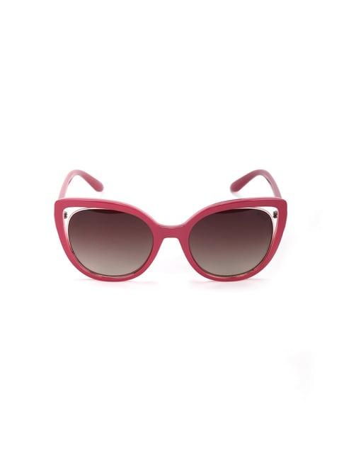 enrico eyewear red cat eye sunglasses for women