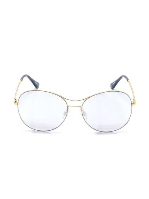 enrico eyewear silver round sunglasses for women