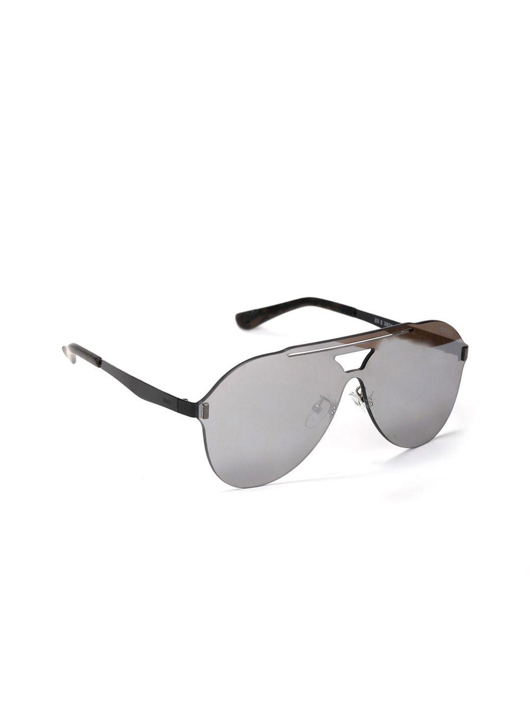 enrico men grey lens & black aviator sunglasses - en e 3024 c1-grey