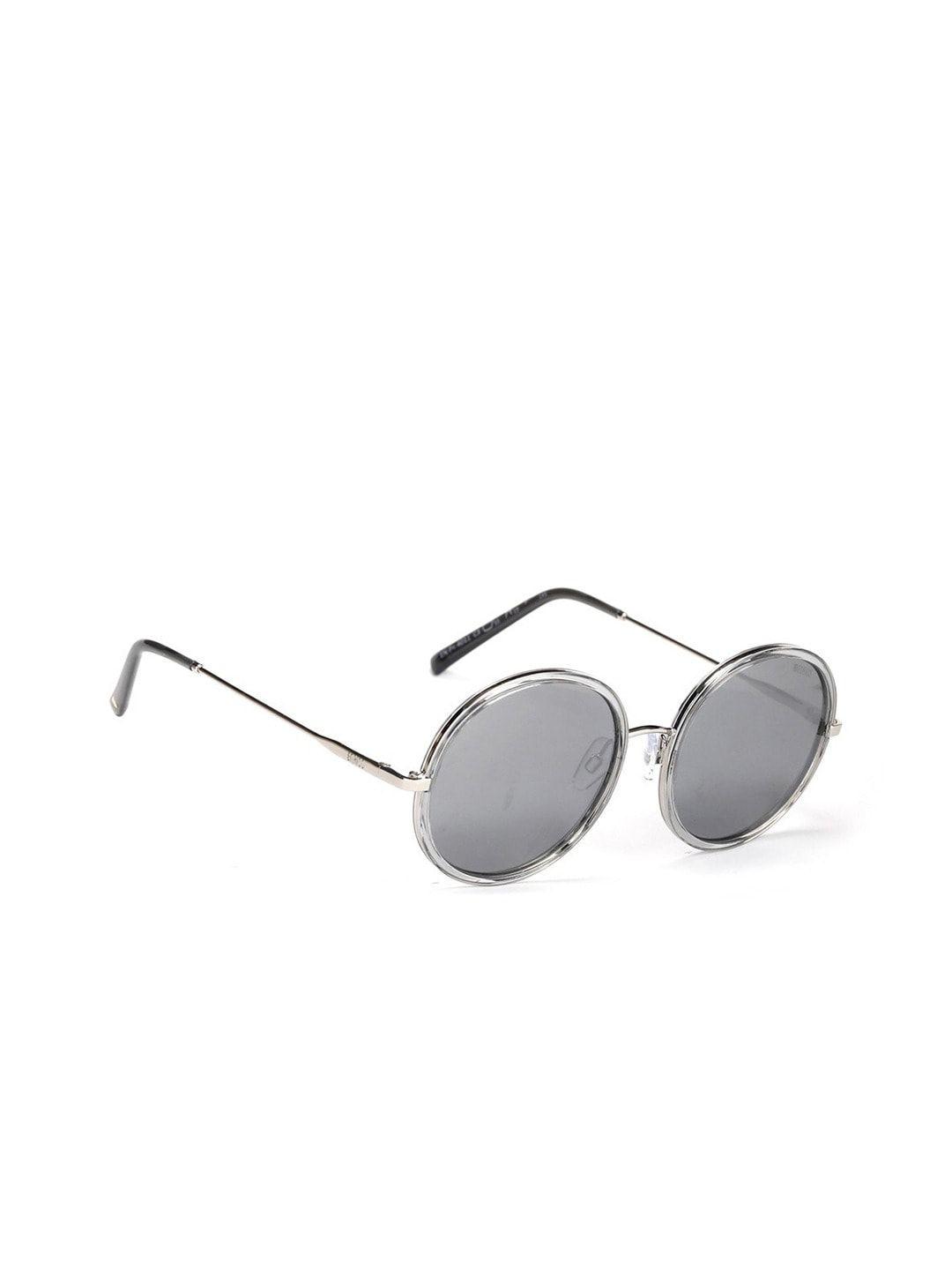 enrico unisex grey lens & steel-toned round sunglasses  en p 4011 c3