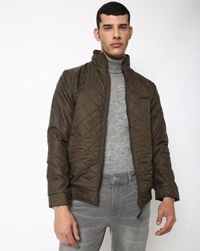 entangle quilted slim fit jacket