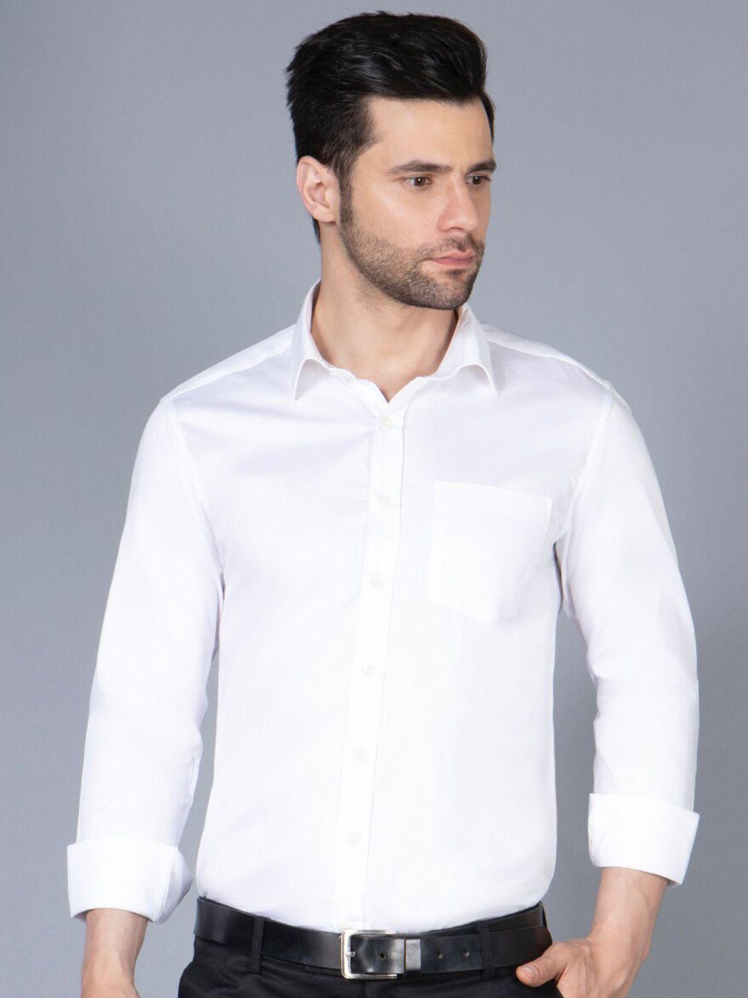 entellus classic slim fit cotton formal shirt