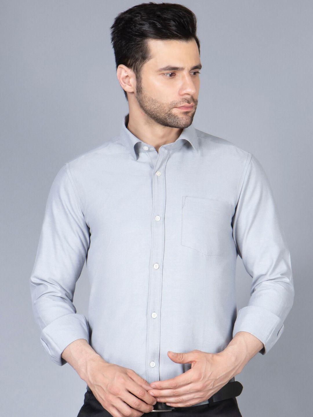 entellus classic slim fit cotton formal shirt