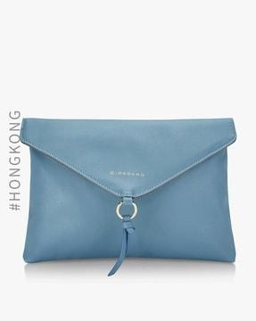envelope clutch with button closure