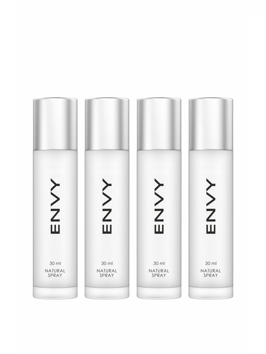 envy women set of 4 long lasting natural spray - 30 ml each